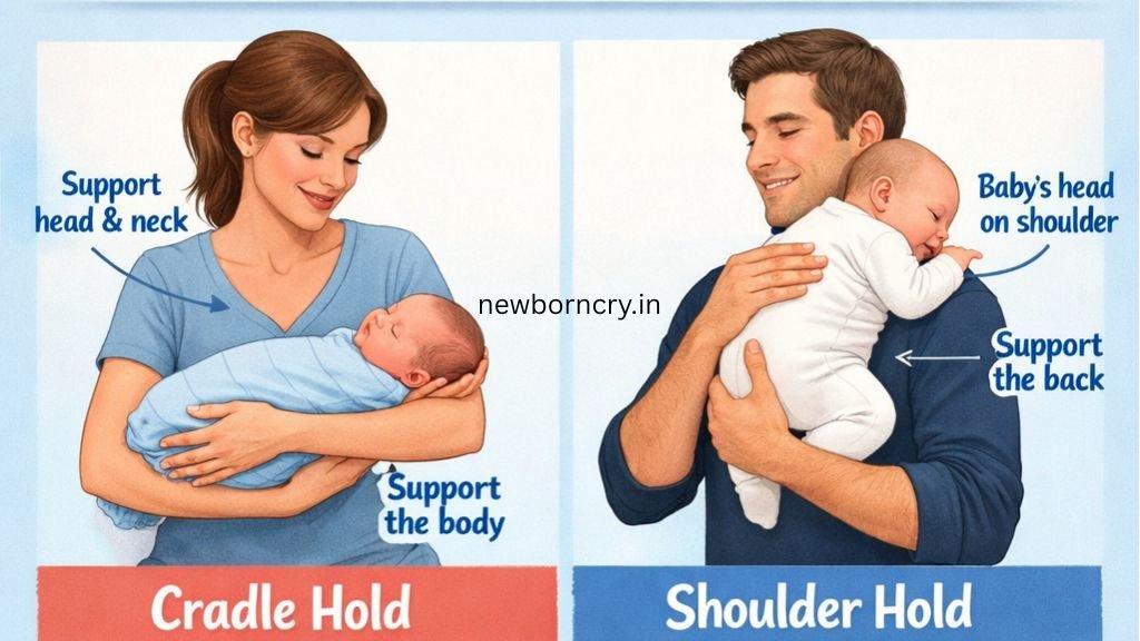 How to Hold a Newborn Baby