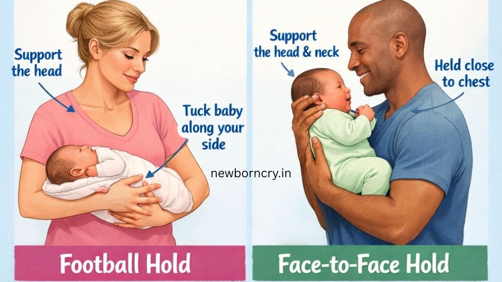 How to Hold a Newborn Baby