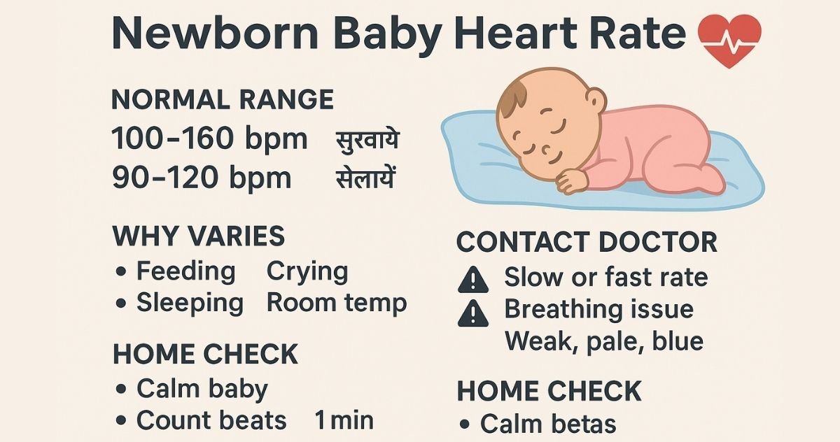 Newborn Baby Heart Rate: 138 BPM Safe है या नहीं?