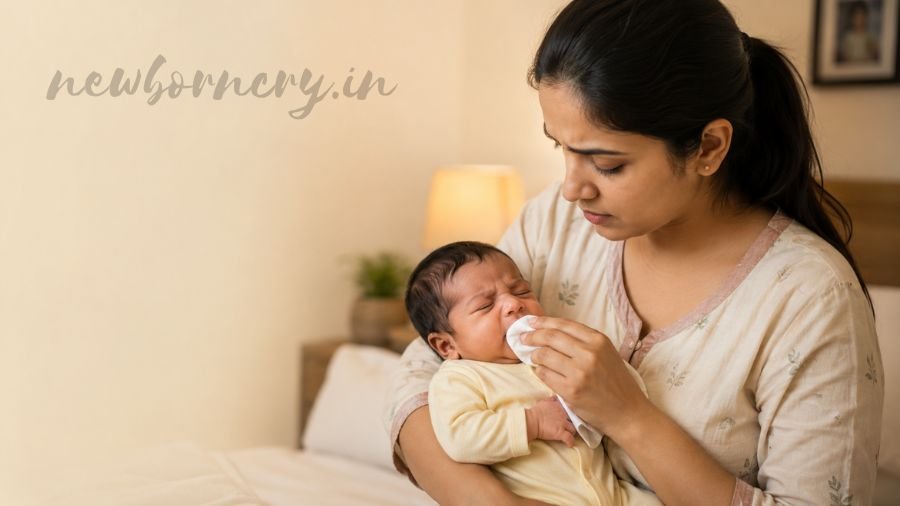 newborn vomiting
